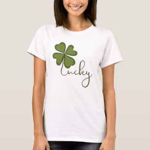 Lucky Four Leaf Clover T-Shirt