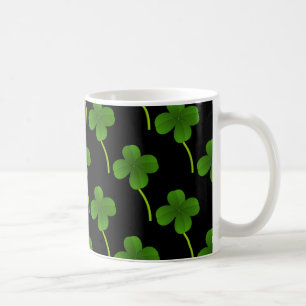 Lucky Four-Leaf Clovers Coffee Mug