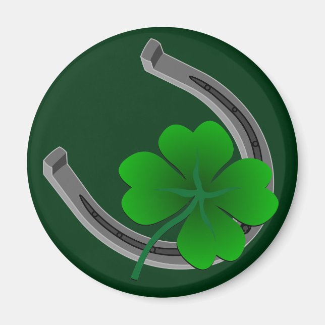 Lucky Fridge Magnet Shirt St. Patrick's Home Decor (Front)