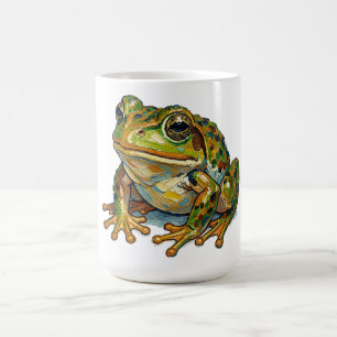 Lucky Frog Colourful Art Good Fortune Symbol Gift Coffee Mug