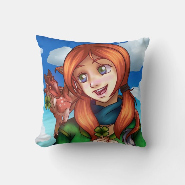 Lucky Girl  Cushion (Front)