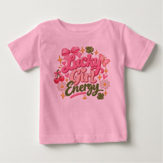 Lucky Girl Energy Toddler T-Shirt | Pink Preppy Re