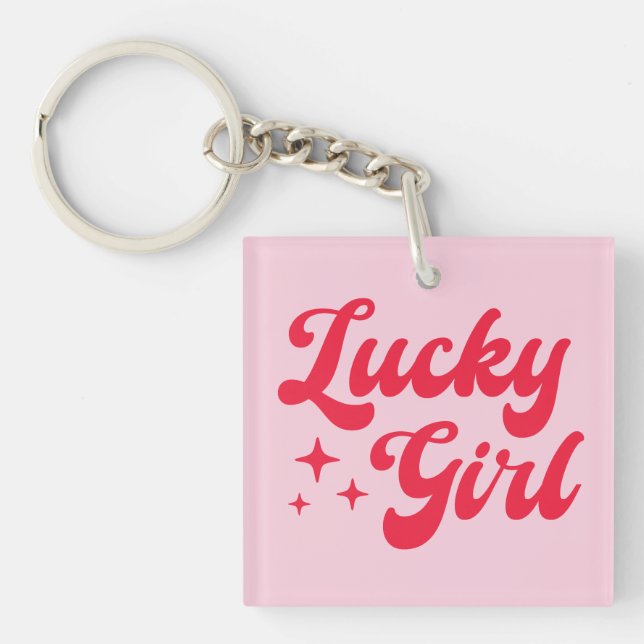Lucky Girl Key Ring (Front)