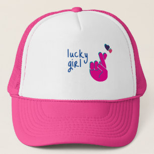 Lucky Girl Truckers Hat
