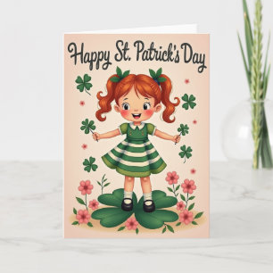 Lucky Glitter Texture Day Card