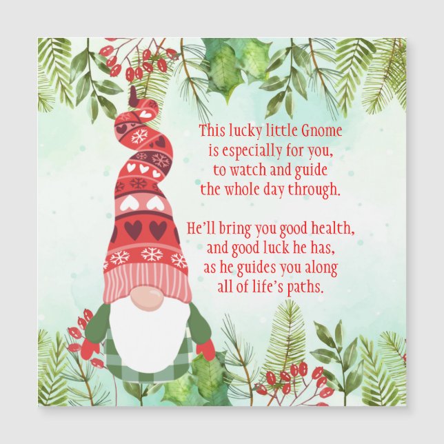 Lucky Gnome This lucky little Gnome Jigsaw Puzzle (Front)