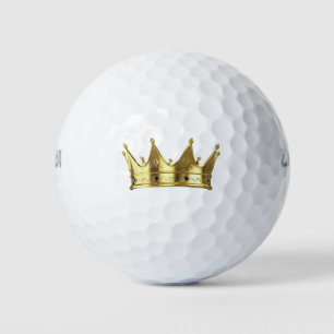 Lucky gold crown golf balls
