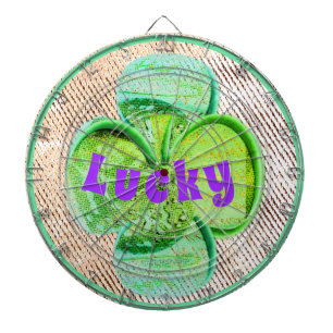 Lucky Green clover Dartboard