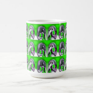 Lucky green coffee mug