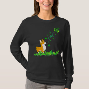 Lucky Green Corgi Dog For Dog  St Patrick Day Sham T-Shirt