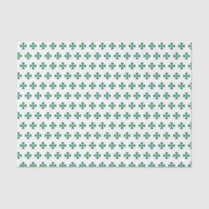 Lucky Green Four Leaf Clover Tissue Paper