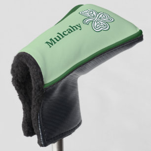 Lucky Green Golf Club Putter Cover Custom Name
