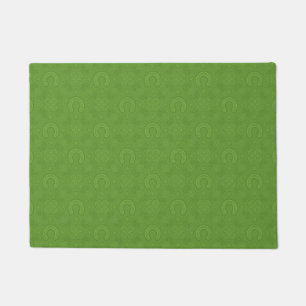 Lucky Green Icons Pattern Doormat
