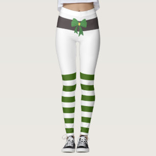 Lucky Green Leprechaun Socks St. Patrick's Day Leggings