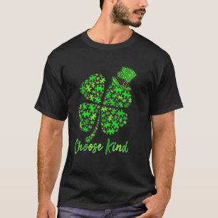 Lucky Green Shamrocks St Patrick’S Day Autism Ch T-Shirt