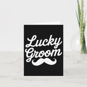 Lucky Groom St. Patrick's Day For Couple Husband  Card