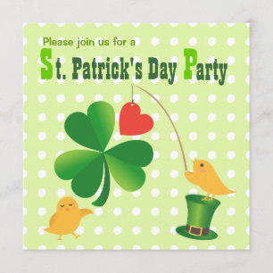 Lucky Happy St. Patrick's Day Party Invitation