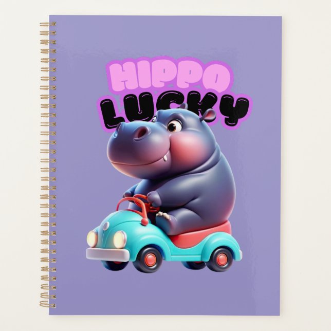 Lucky Hippo Planner (Front)