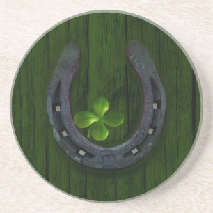 lucky horeshoe coaster