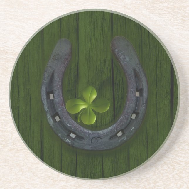 lucky horeshoe coaster (Front)