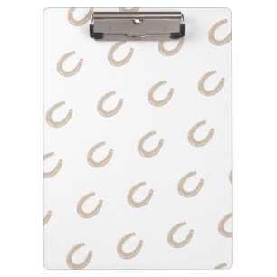 Lucky Horse Shoe Clipboard