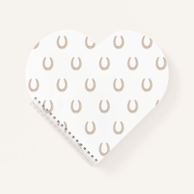 Lucky Horse Shoe Notebook (Front)