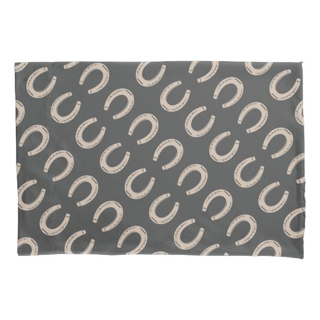 Lucky Horse Shoe Pillowcase (Front)