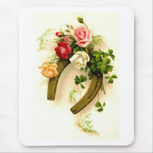 Lucky Horseshoe art Mouse Pad