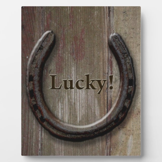 Lucky Horseshoe Plaque (Front)