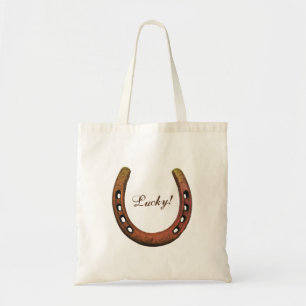 Lucky Horseshoe Tote Bag