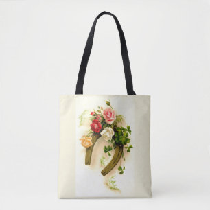 Lucky horseshoe tote bag