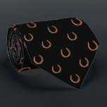 Lucky Horseshoe Turned Up Tie<br><div class="desc">Lucky Horseshoes Turned Up Tie.</div>