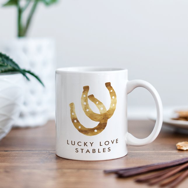Lucky Horseshoes Customised Coffee Mug (Creator Uploaded)