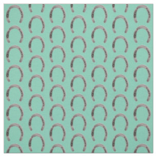 Lucky Horseshoes Fabric