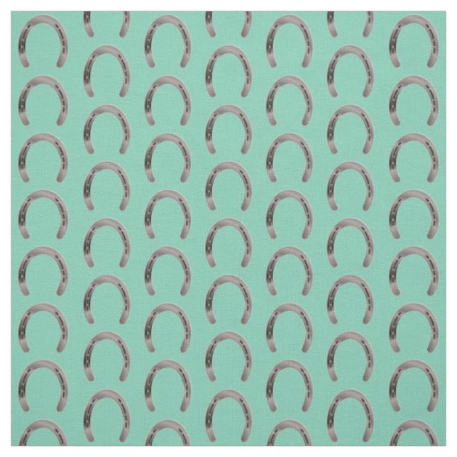 Lucky Horseshoes Fabric (Swatch)