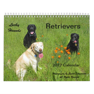 Lucky Hounds Retriever Calendar 2012