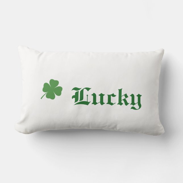 Lucky in Love Irish Pillow 1 (Front)