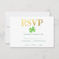 Lucky in Love | Irish Wedding RSVP