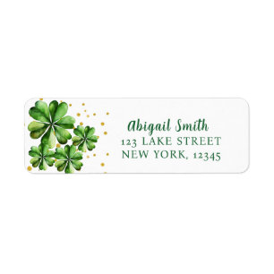 LUCKY IN LOVE RETURN ADDRESS LABEL