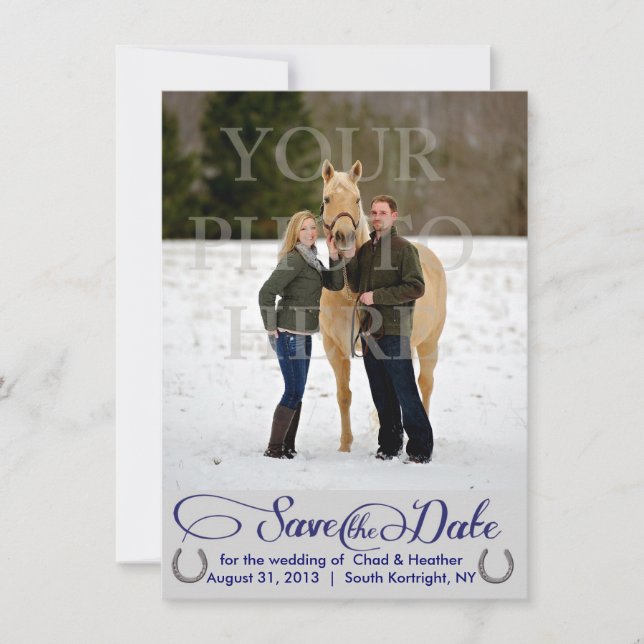 Lucky in Love Save The Date (Front)