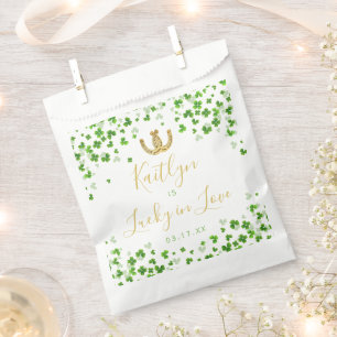 Lucky In Love St. Patrick's Day Bridal Shower Favour Bag