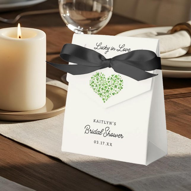 Lucky In Love St. Patrick's Day Bridal Shower Favour Box (Creator Uploaded)