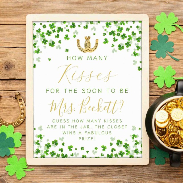 Lucky In Love St. Patrick's Day Bridal Shower Game Poster (Creator Uploaded)