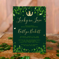 Lucky In Love St. Patrick's Day Bridal Shower Real