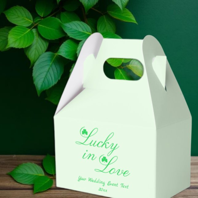 Lucky In Love Wedding Favour Box (Creator Uploaded)