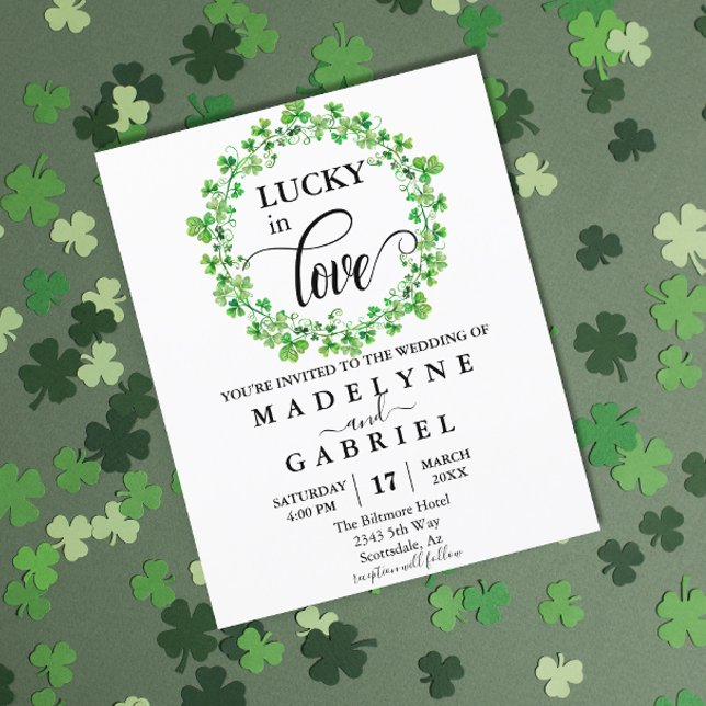 Lucky in Love Wedding St. Patrick's Day Budget  (Creator Uploaded)