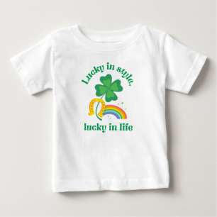 Lucky in style lucky in life baby T-Shirt