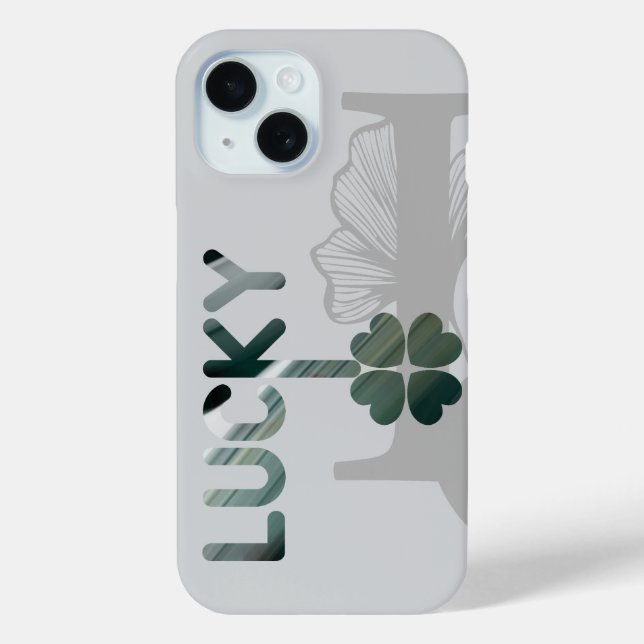 LUCKY iPhone Cases Trend Abstract Green (Back)
