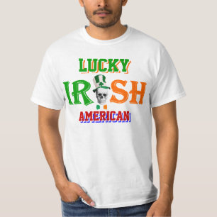 lucky Irish American St Patrick's day T-Shirt