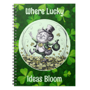 Lucky Irish Leprechaun Notebook
